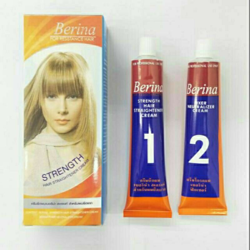 BERINA HAIR STRAIGHTENING CREAM Shopee Malaysia