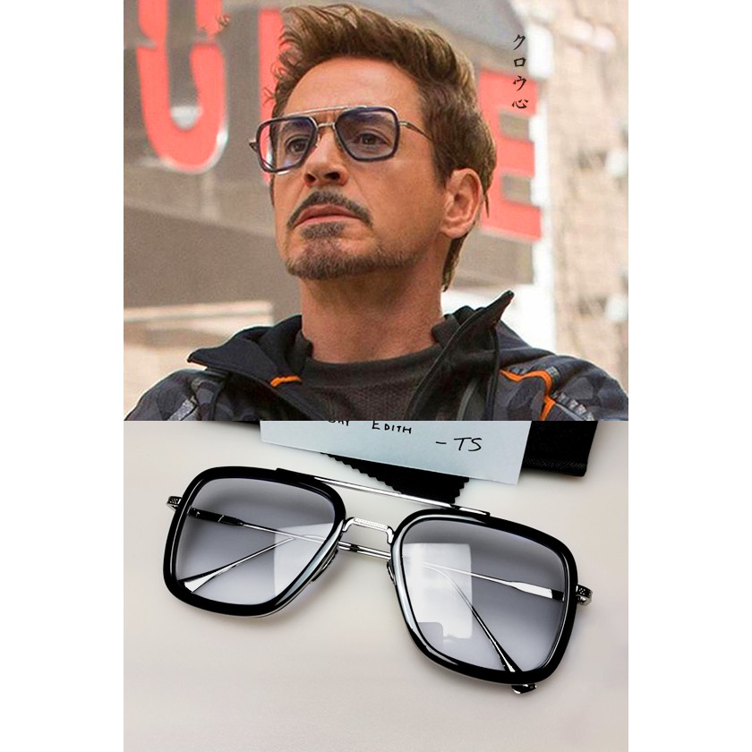 Tony Stark Iron Man & Spider-man EDITH glasses | Shopee Malaysia