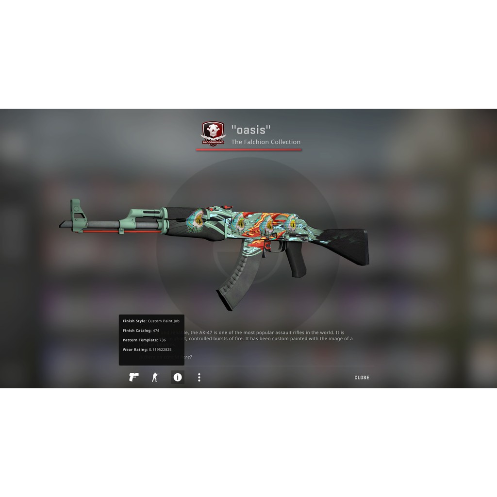 CSGO Skin AK-47 | Aquamarine Revenge (Minimal Wear) | Shopee Malaysia