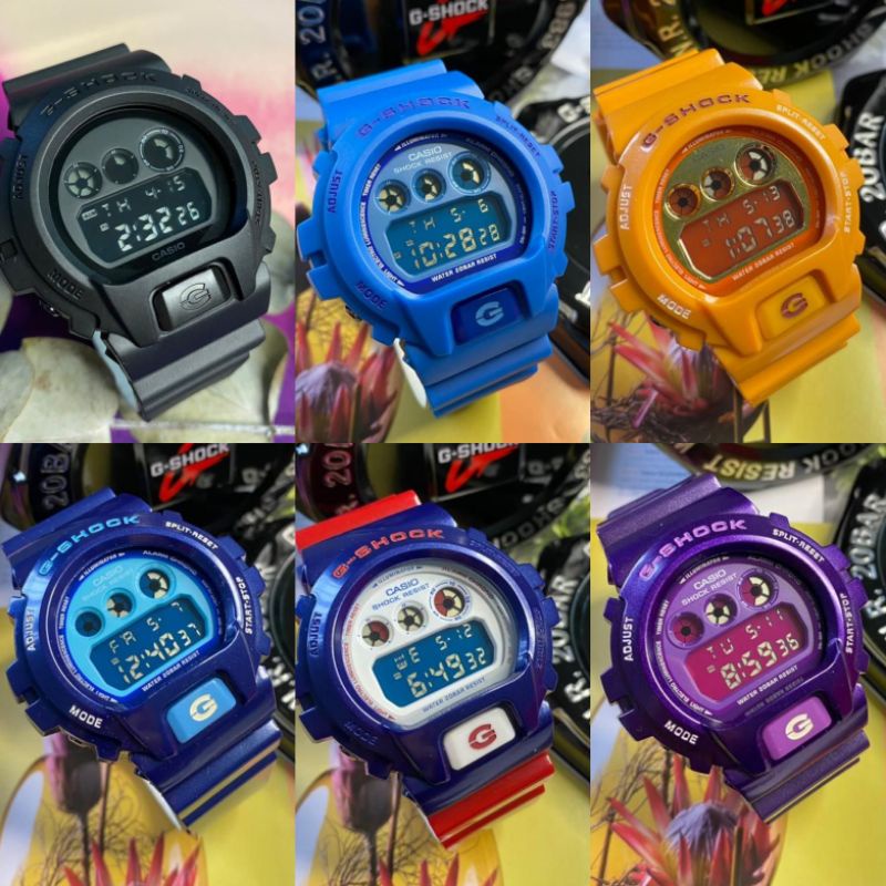 Premium Copy Ori AutoLight GShock DW6900 BB1 MM2 SB9 CC2 AC2 CC6 Crazy Colour High Quality Shopee Malaysia