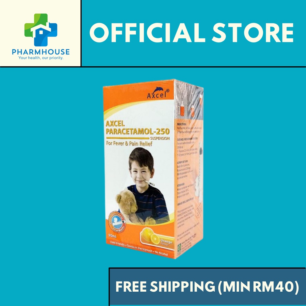 AXCEL PARACETAMOL 250MG/5ML 90ML | Shopee Malaysia