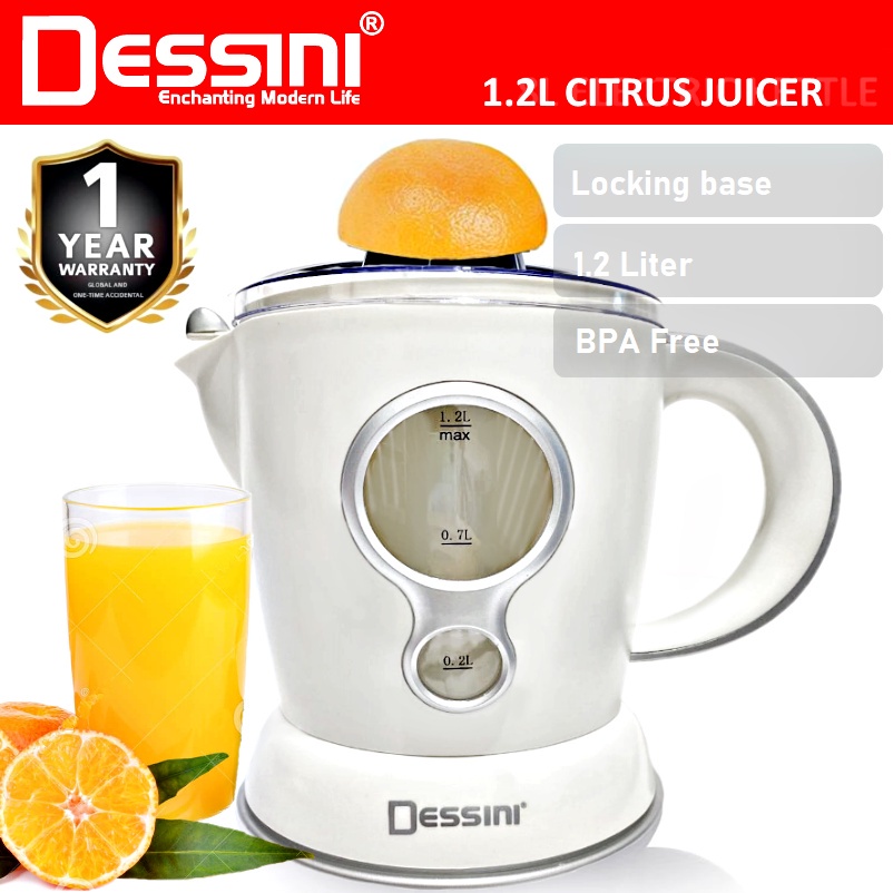 Dessini Italy 12l Electric Citrus Orange Juicer Squeezer Machine Pulp 