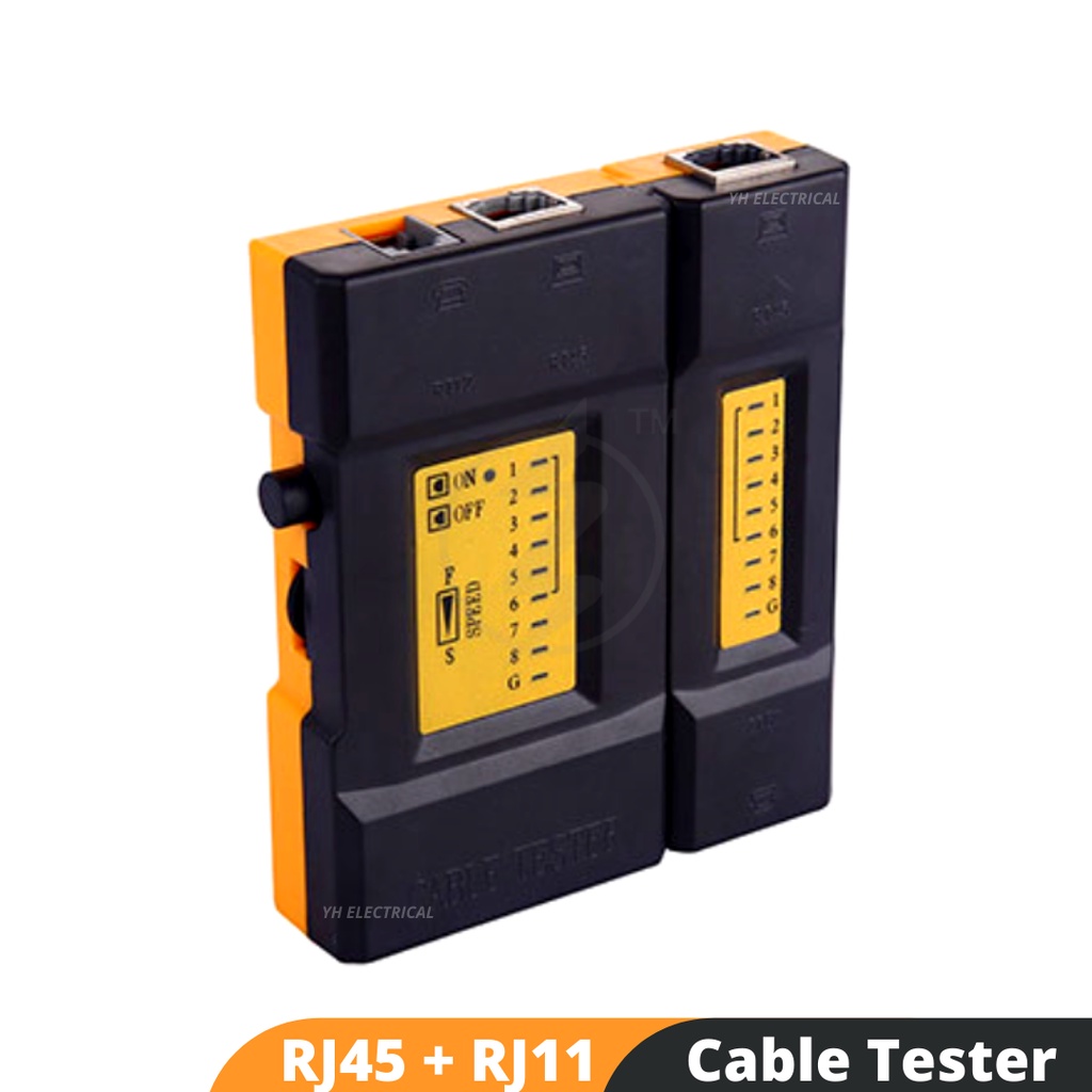 🔥 RJ45 RJ11 CAT5 CAT6 LAN Cable Tester Handheld Network Cable ...