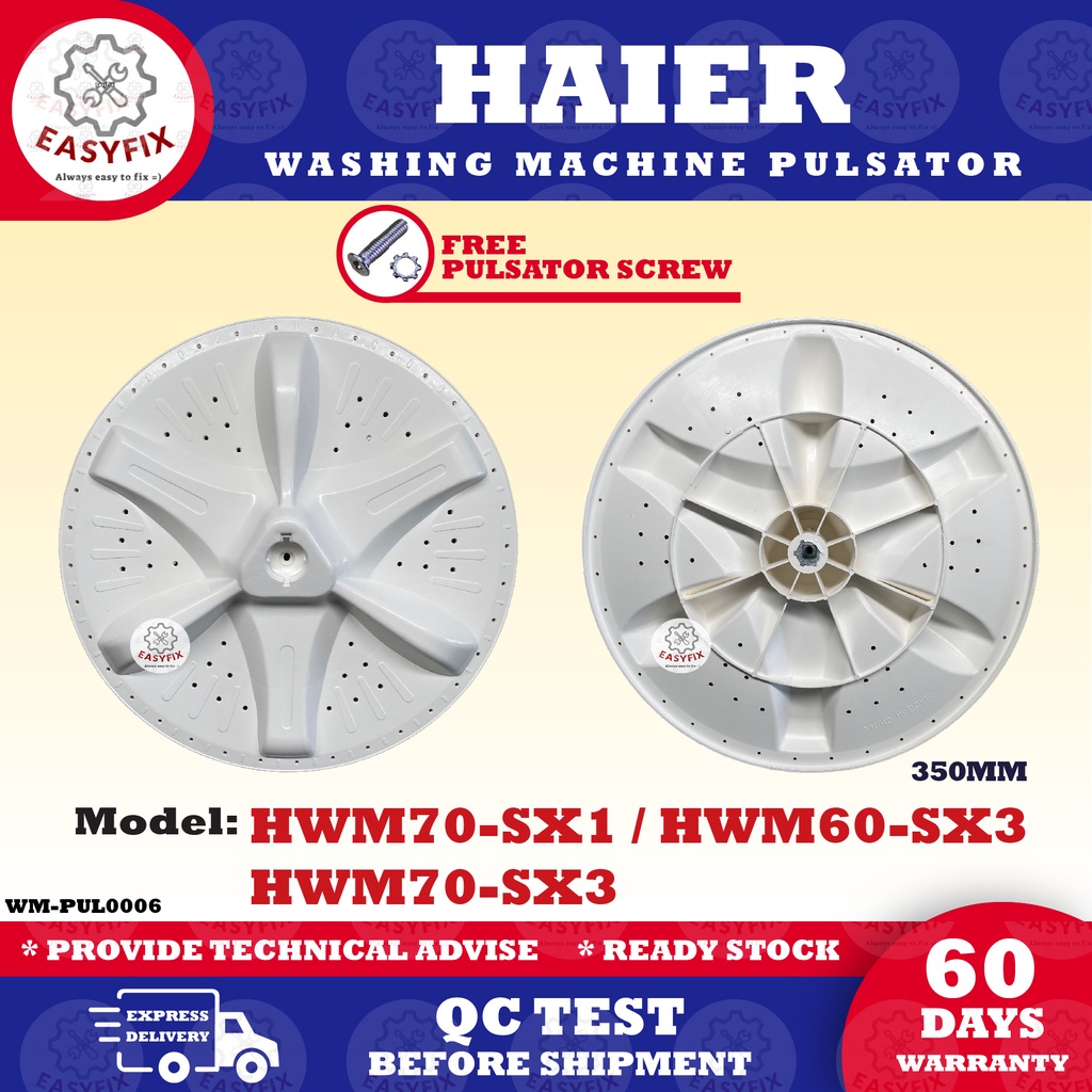 Haier washing machine sales pulsator