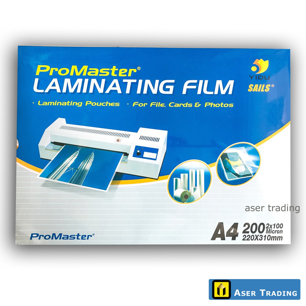PROMASTER A4 LAMINATING FILM / LAMINATE FILM (100 micron) Shopee Malaysia