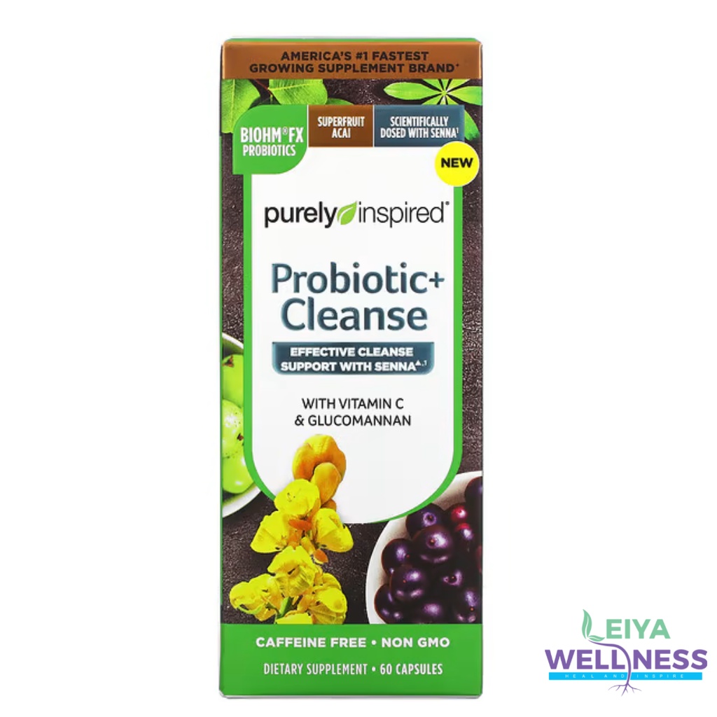 Purely Inspired, Probiotic + Cleanse, 60 Capsules | Shopee Malaysia