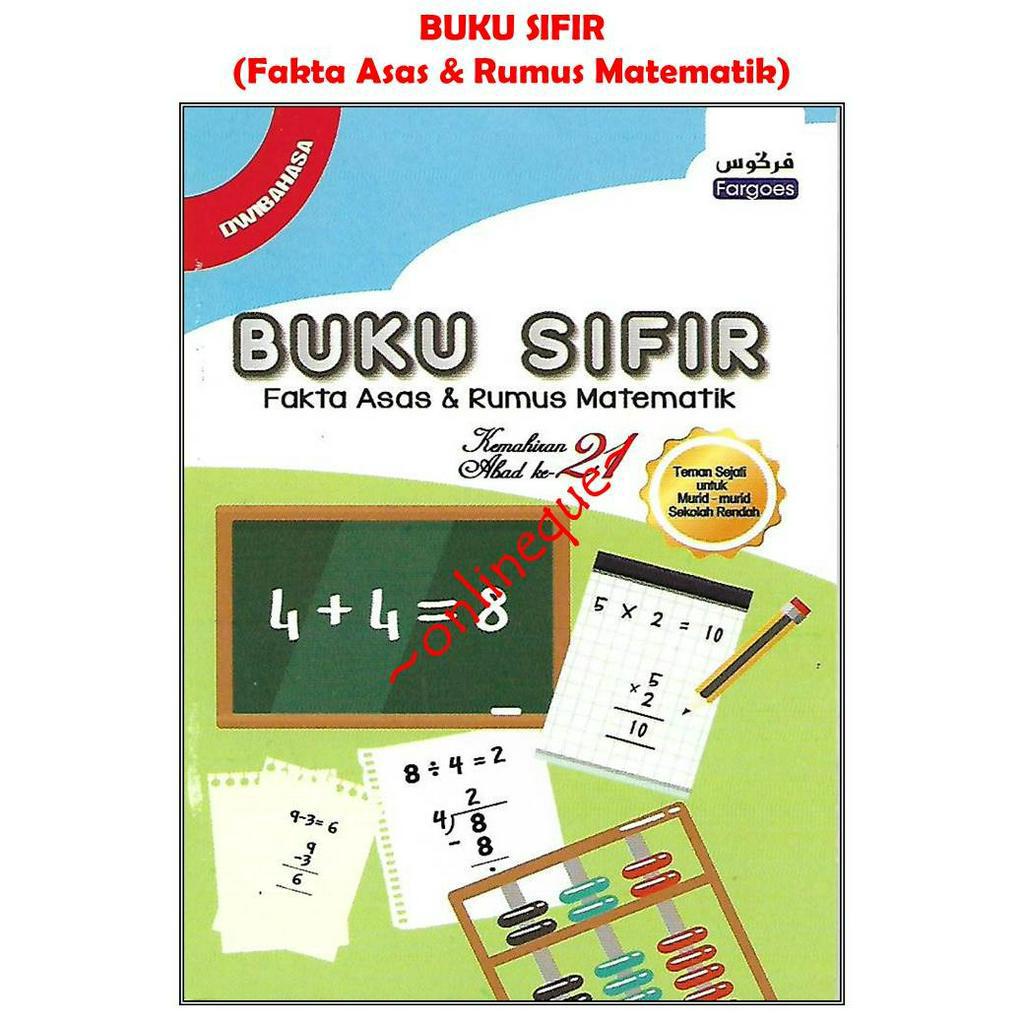 Buku SIFIR (Fakta Asas & Rumus Matematik) | Shopee Malaysia