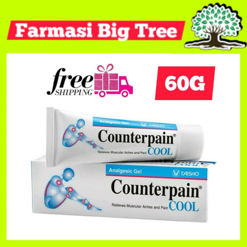 Counterpain Cool 60gtear joint muscle ligament, bruising, lower back