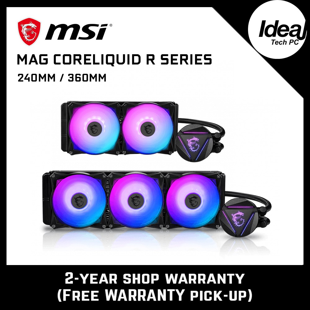  MSI MAG CoreLiquid 240R V2 - AIO ARGB CPU Liquid