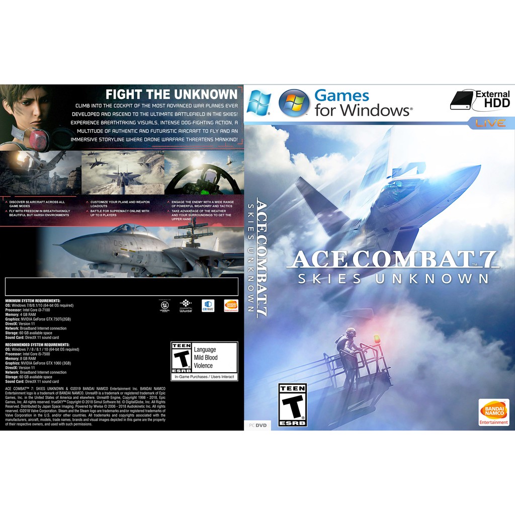 Ace Combat 7: Skies Unknown PC GAME Offline [Pendrive INSTALLATION] |  Shopee Malaysia