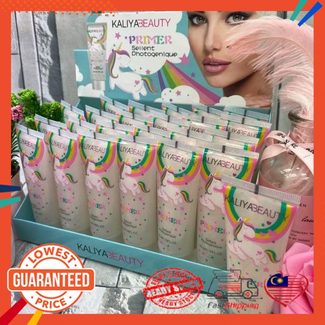 Primer Kaliya Beauty Unicorn Pelangi Tiub 40g Shopee Malaysia