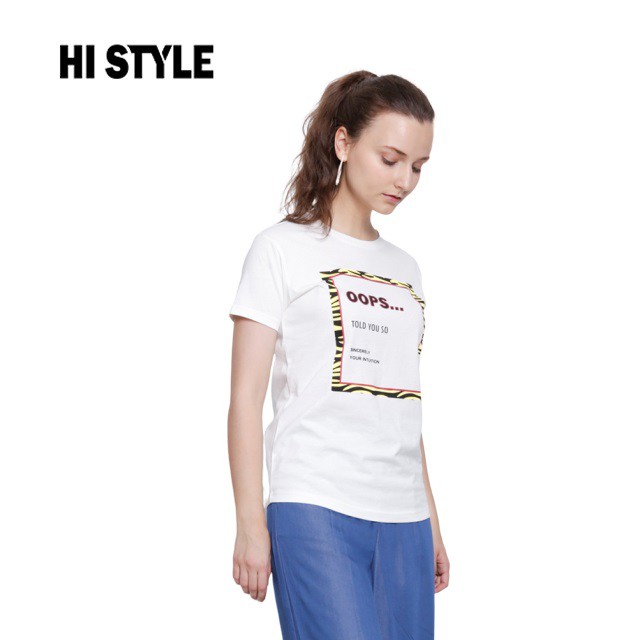 HI STYLE Women Graphic Short Sleeve T-Shirt - White | Shopee Malaysia