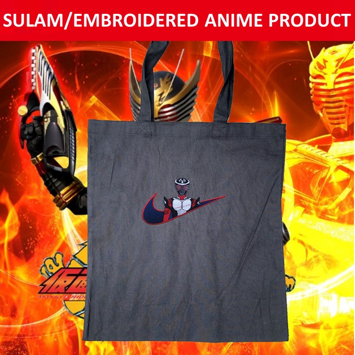 NIKE X RYUKI KAMEN RIDER EMBROIDERY(SULAM) LIMITED EDITION BLACK CANVAS ...