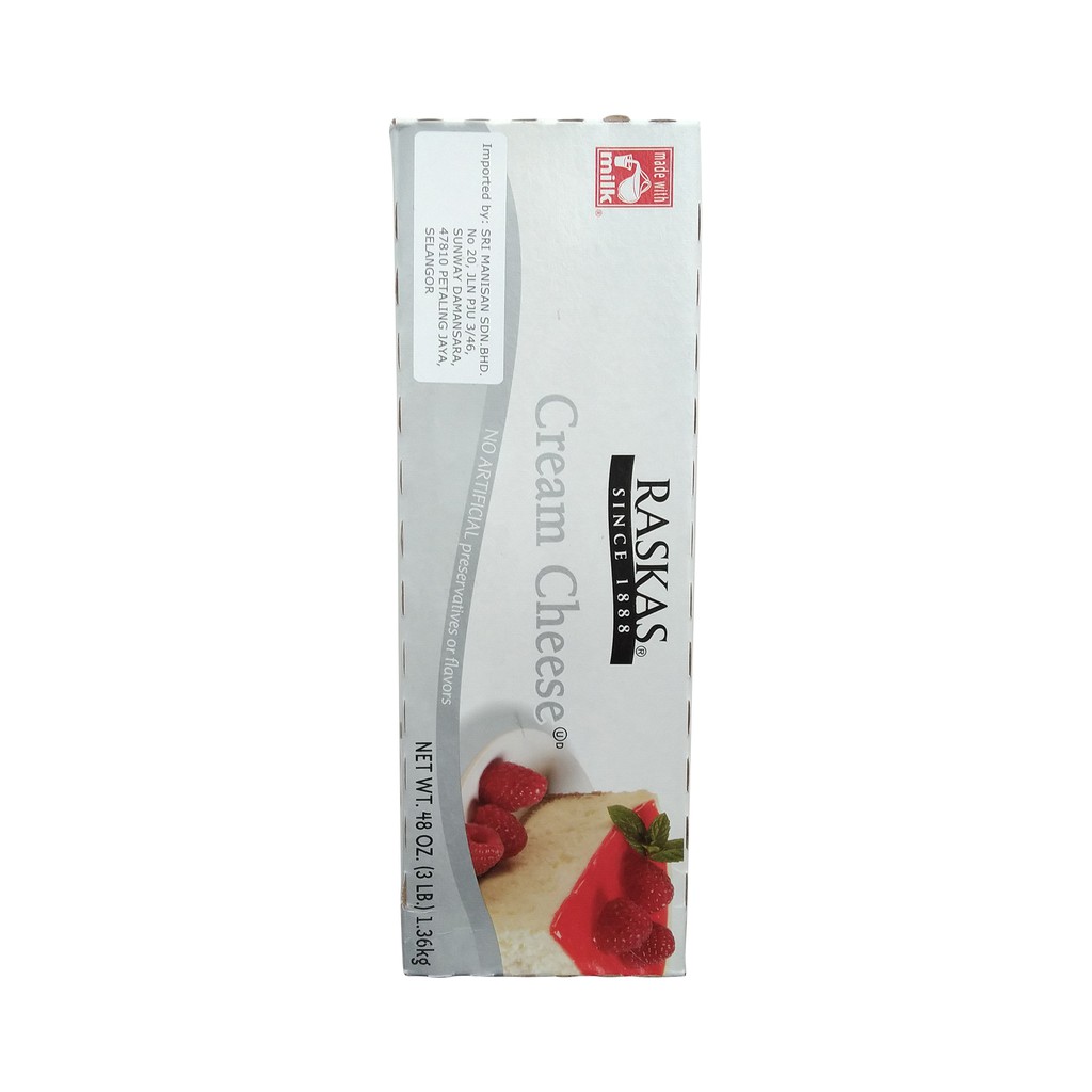 Raskas Cream Cheese 1.36Kg Block | Shopee Malaysia