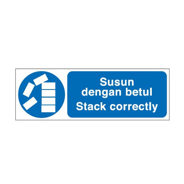 PROGUARD | MD 1391/ MD 2391 - SAFETY SIGNAGE SUSUN DENGAN BETUL STACK ...