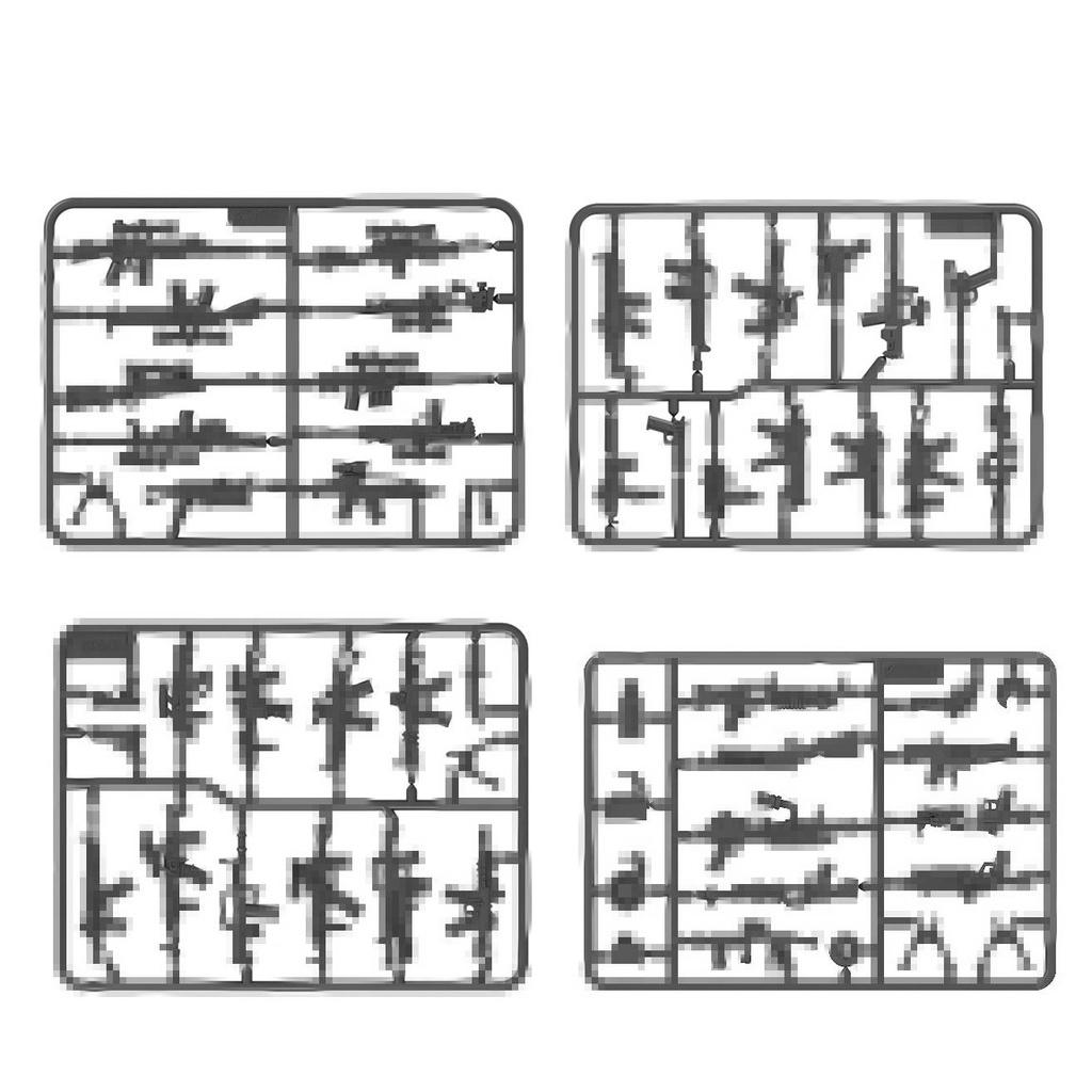 Soldiers Accessories Compatible With Major Brand Building Block ...