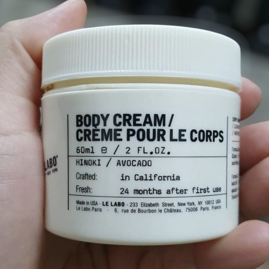 Hinoki Body Cream (60ml / 250ml) - GENUINE Le Labo | Shopee