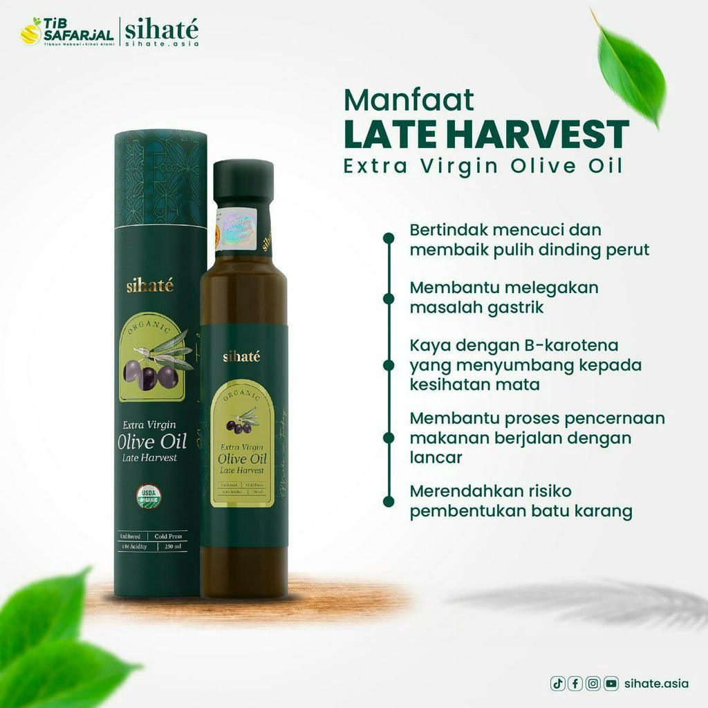 Sihate Extra Virgin Olive Oil ' Minyak Zaitun' Late Harvest 250ml ...