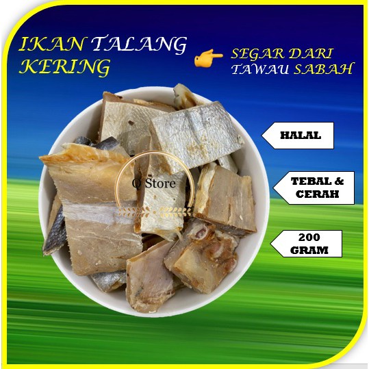 Ikan Kering Talang Masin Sabah 200g Shopee Malaysia