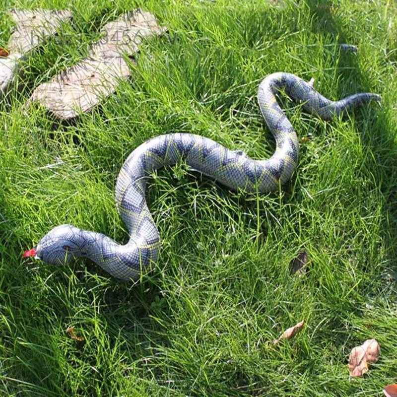 1pcSwimming Favors Inflatable Blow Up Wild PVC Prank Reptile Toy Snake ...