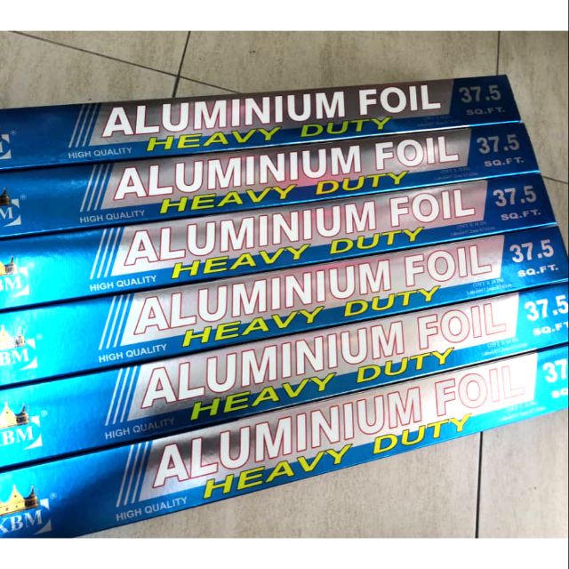 ALUMINIUM FOIL HEAVY DUTY 37.5 SQ FT | Shopee Malaysia