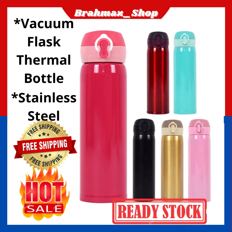 Flask Thermos Vacuum Water Bottle Stainless Steel Thermal Container ...