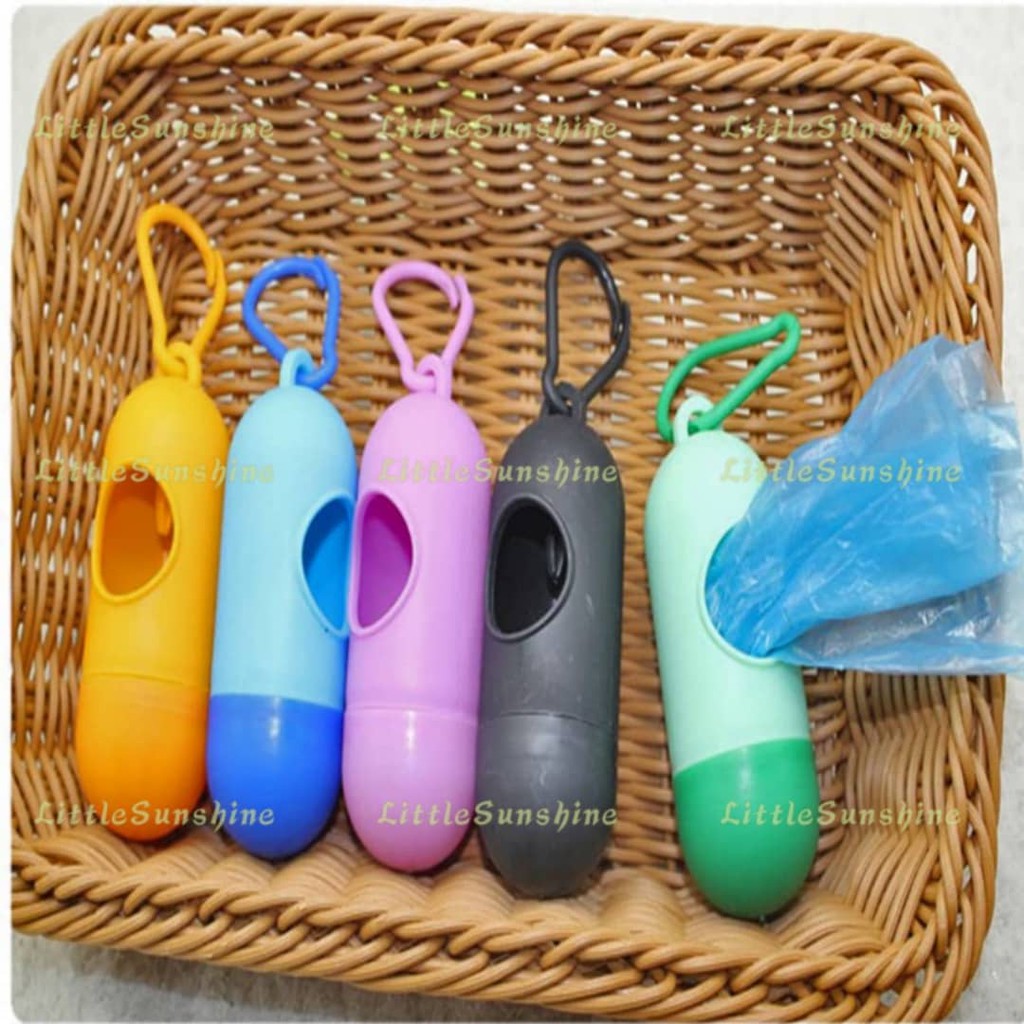 Portable Baby Diaper Bag Plastic Dispenser & Refill Roll Diaper Plastic