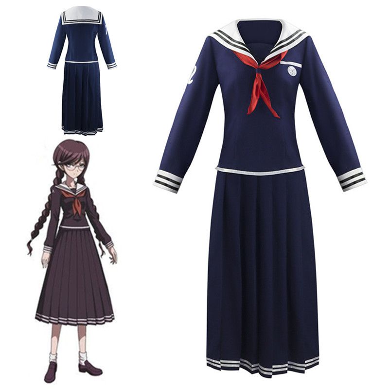 Danganronpa Ronpa Dangan Cosplay Dress Touko Toko Fukawa Costume ...