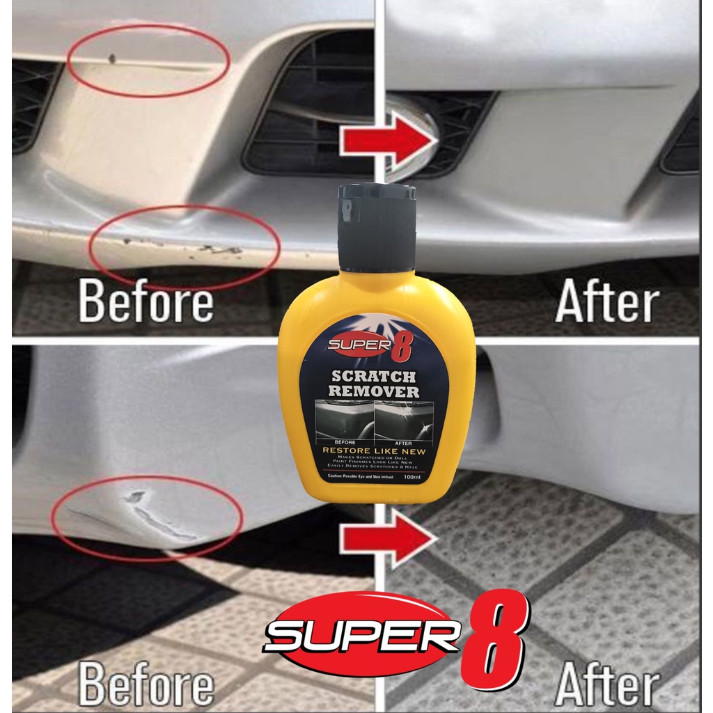 Super8 scratch remover car repair kit auto polish wax fix body compound