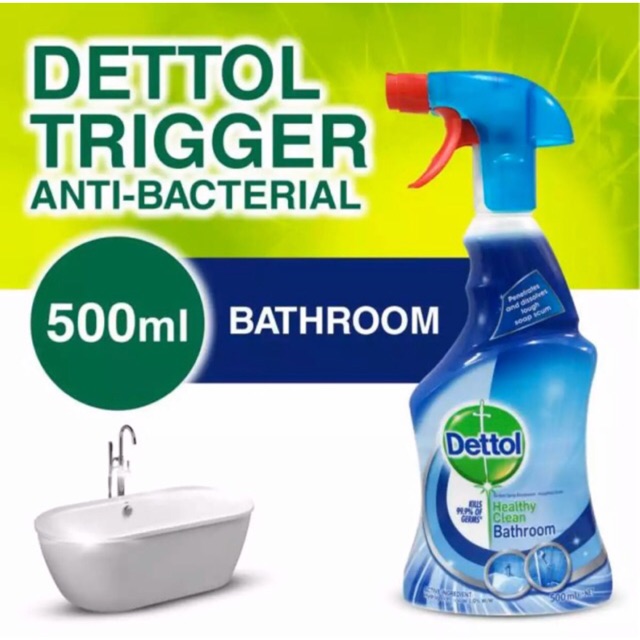 Dettol Anti Bacterial Bathroom Cleaner Spray 500ml *READY STOCK* | Shopee Malaysia
