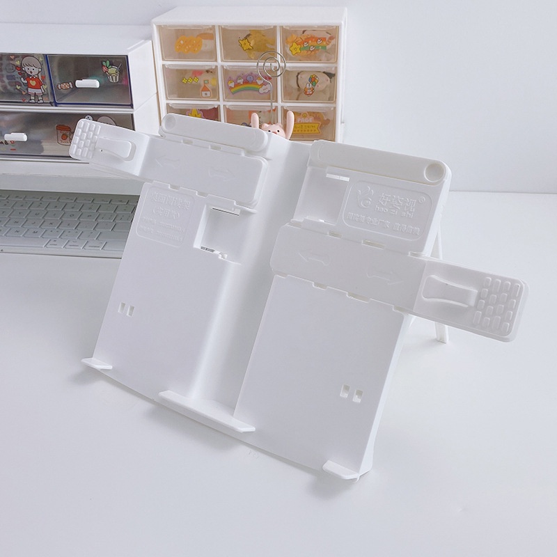 Book Stand for Reading Adjustable Reading Shelf Holder Portable Folding ...