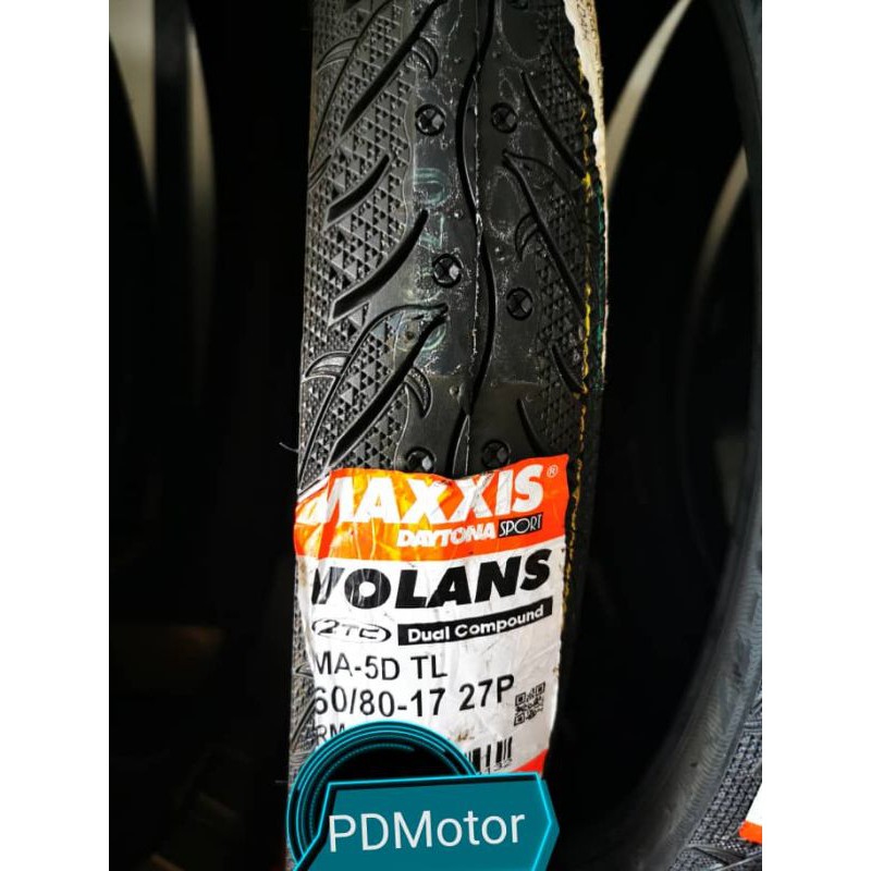 TYRE MAXXIS DIAMOND / PRESA VOLANS 60/80-17 T/L | Shopee Malaysia