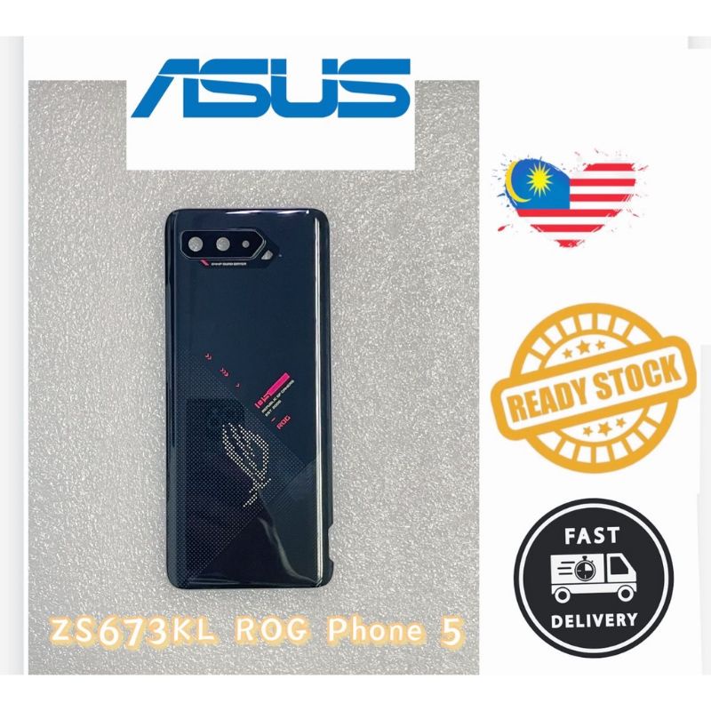 OMP45 (Ready Stock) ASUS ROG 5 BACK GLASS BACK COVER BATTERY COVER ...