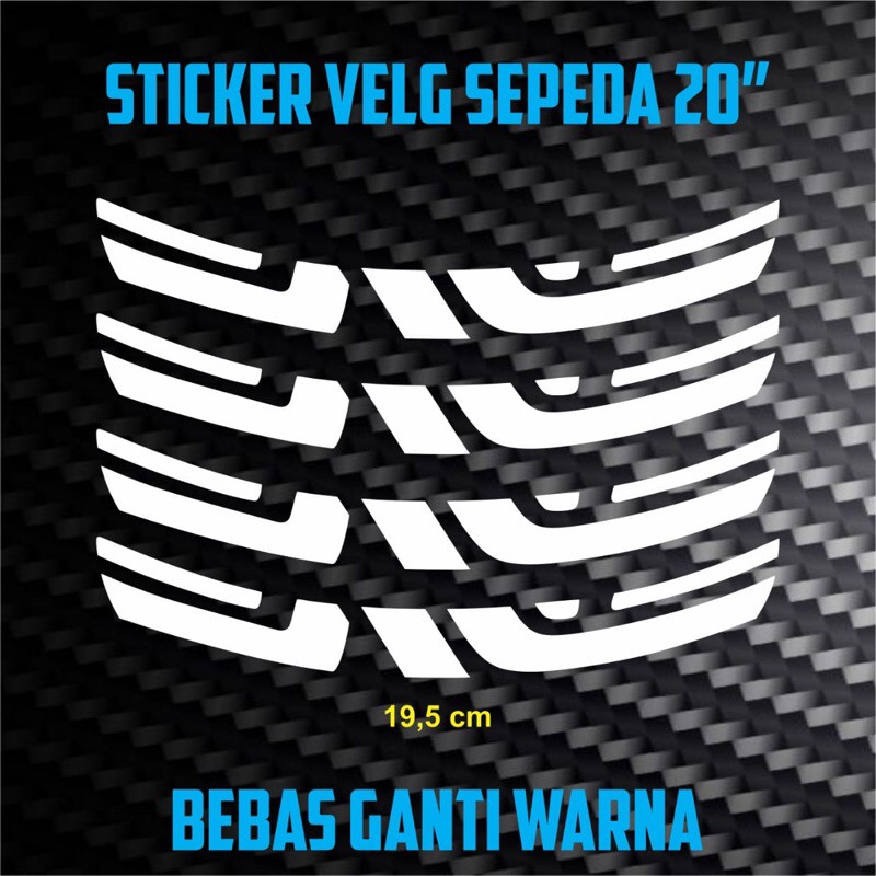 Cutting sticker - 20 inch ENVE bicycle rim decal sticker | Shopee Malaysia