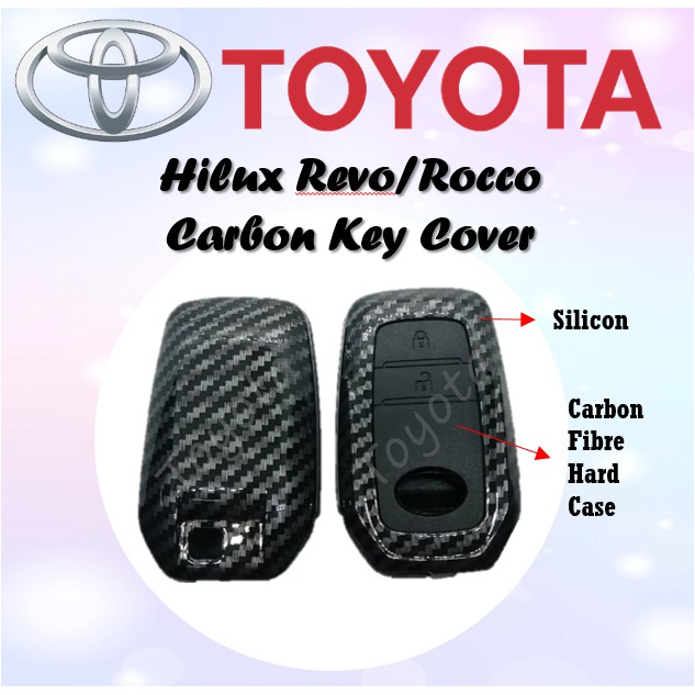 Toyota Hilux Revo / Rocco Carbon Key Cover | Shopee Malaysia