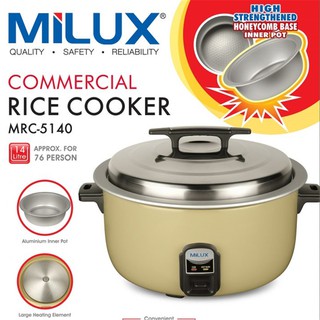 Milux MRC-5240NS 14L Commercial Big Rice Cooker