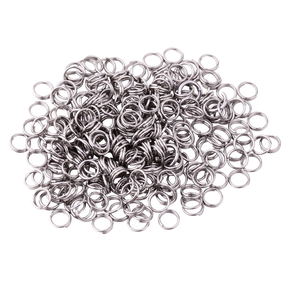 Ready Stock 1 Box 304 Stainless Steel Double Loops Jump Rings Split ...