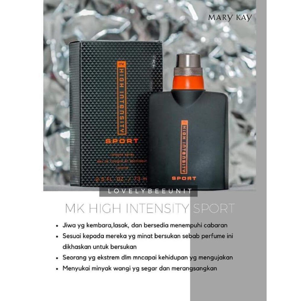Ready Stock Perfume MK For Men High Intensity Sport Cologne Spray 73ml