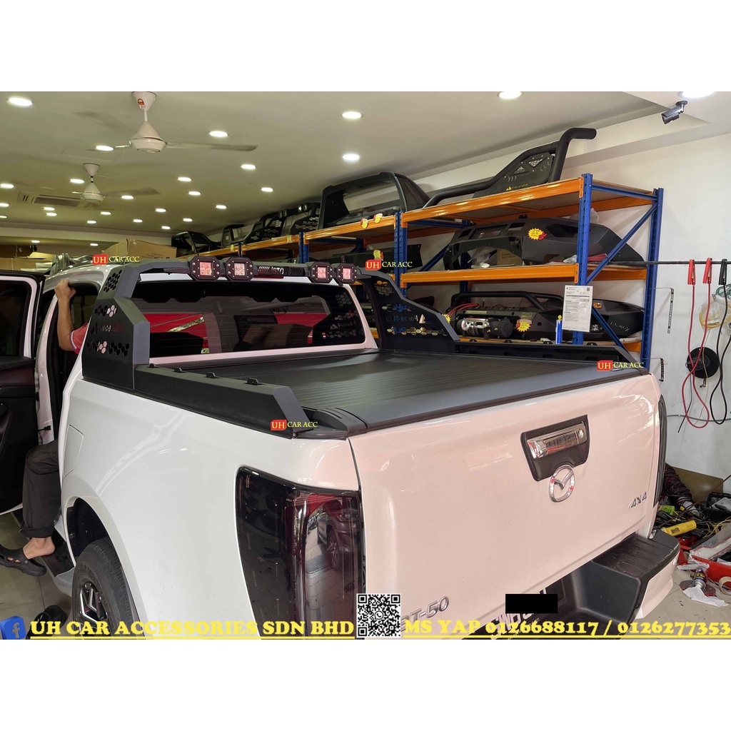 MAZDA BT50 FORCE SPORT ROLL BAR WITH LED ROLLER SHUTTER AUTO Shopee