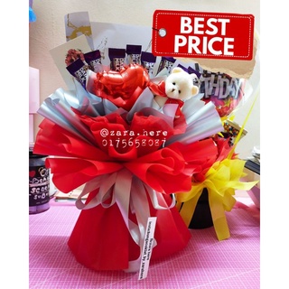 🌈HOT SALE🌈Mini Bouquet Bajet Cokkat Bouquet Murah Mini Bouquet Bouquet  Borong Bouquet Coklat Hadiah Birthday