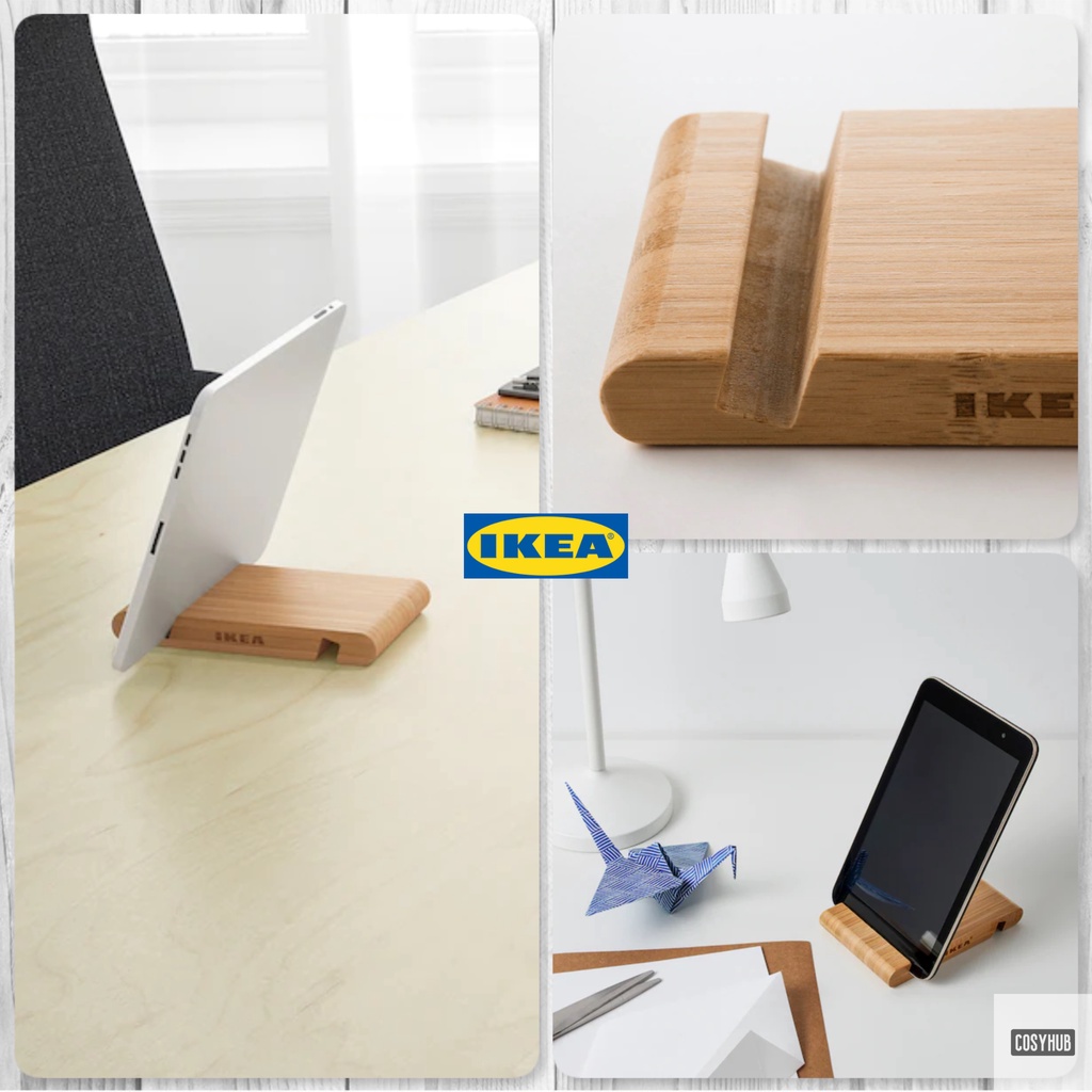 IKEA BERGENES HOLDER FOR MOBILE PHONE/TABLET BAMBOO Shopee Malaysia