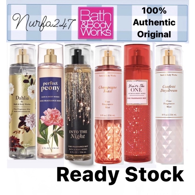 Bath body works fragrance mist 236ml perfume bath and body works