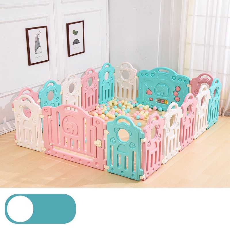 Baby Children Indoor Safety Fence Guardrail Playground With Soft ...