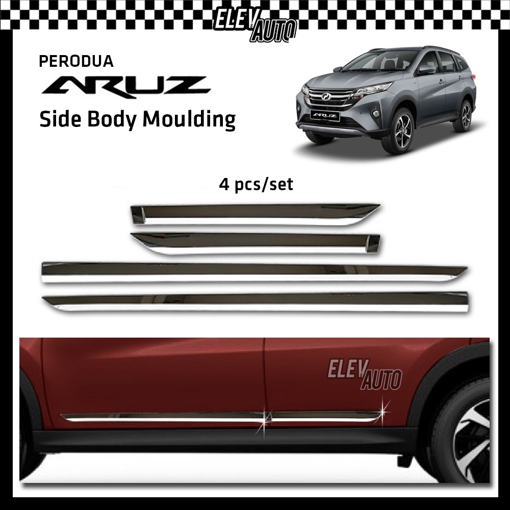 Perodua Aruz Side Body Door Moulding Body Moulding Molding Chrome