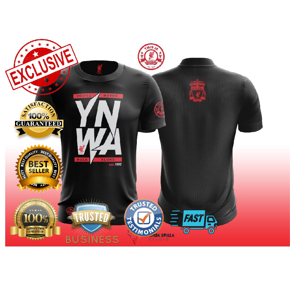 🔥T-Shirt Liverpool “YNWA” Fans LIMITED Edition🔥 | Shopee Malaysia