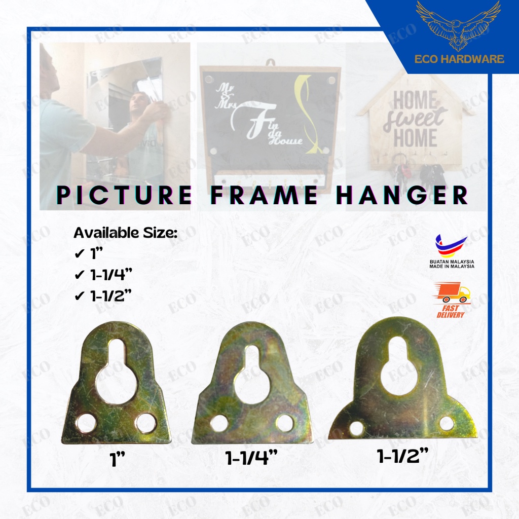 Rainbow Plated Picture Hook Frame Hanger Hanging Bracket Frame Hook