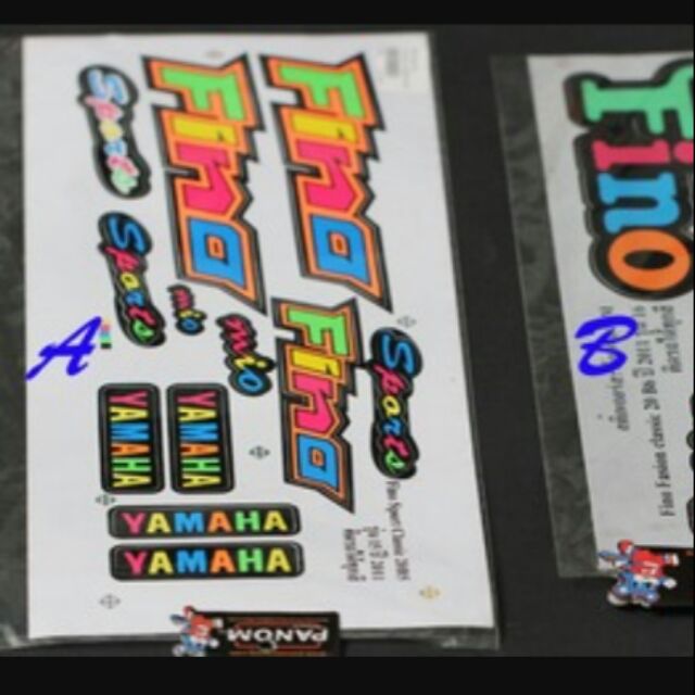 STICKER SET FINO COLOUR 20234 - (FINO) | Shopee Malaysia