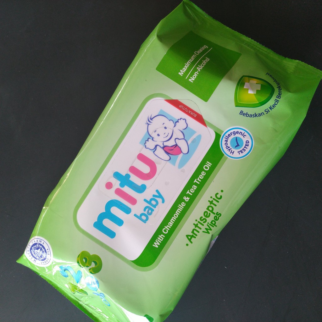 Mitu Baby Antiseptic Wipes 50 Sheets | Shopee Malaysia