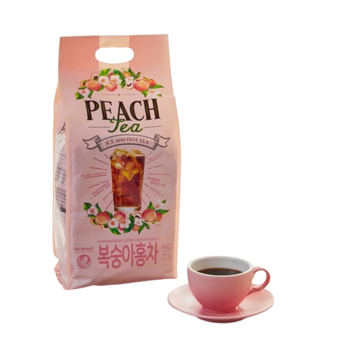 [No Brand] Peach Black Tea 40/120 Packs Healthier Choice Korean Tea ...