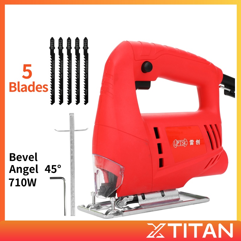 XTITAN Jigsaw Electric saw Wood Metal cutting Adjustable Bevel